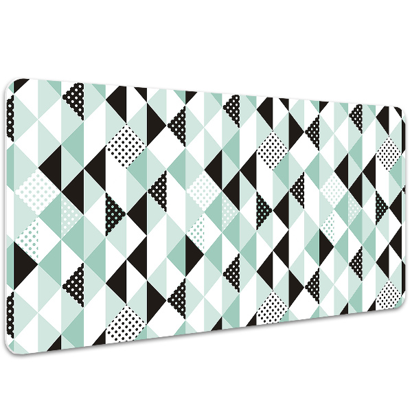 Full desk pad geometric pattern
