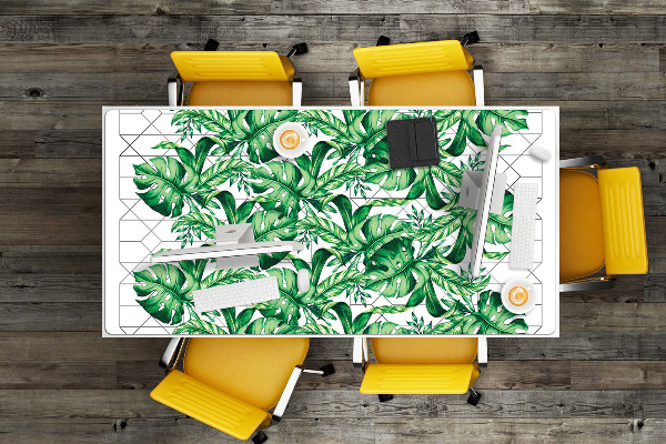 Desk mat geometric lines