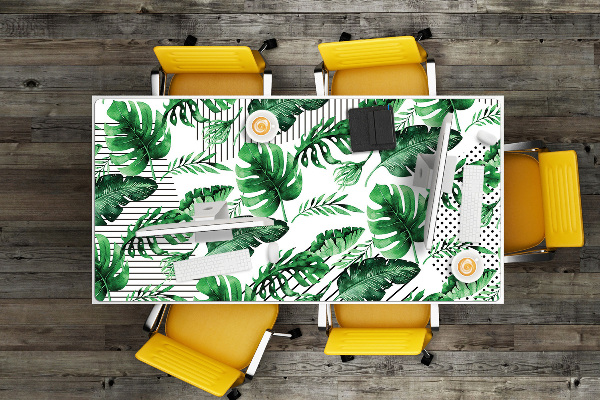 Desk pad Dots and leaves