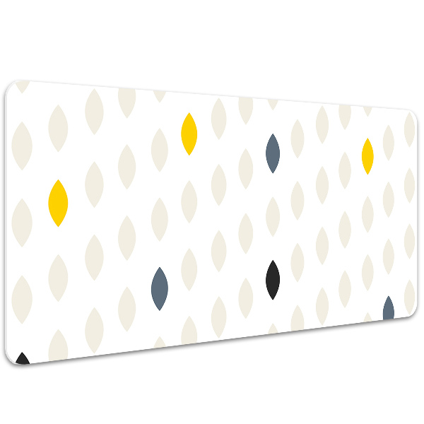 Full desk protector colored lemon