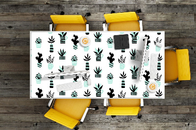 Large desk mat for children Succulents