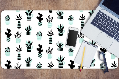 Large desk mat for children Succulents