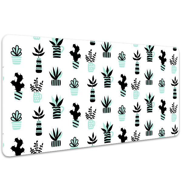 Large desk mat for children Succulents