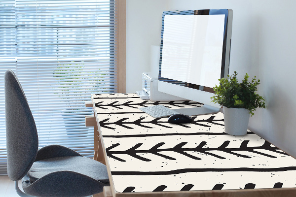 Full desk mat Herringbone pattern