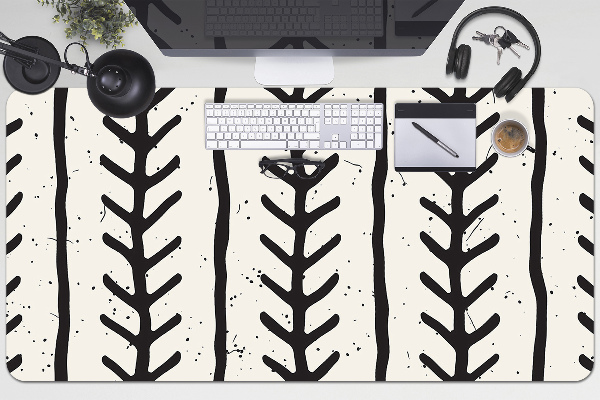Full desk mat Herringbone pattern