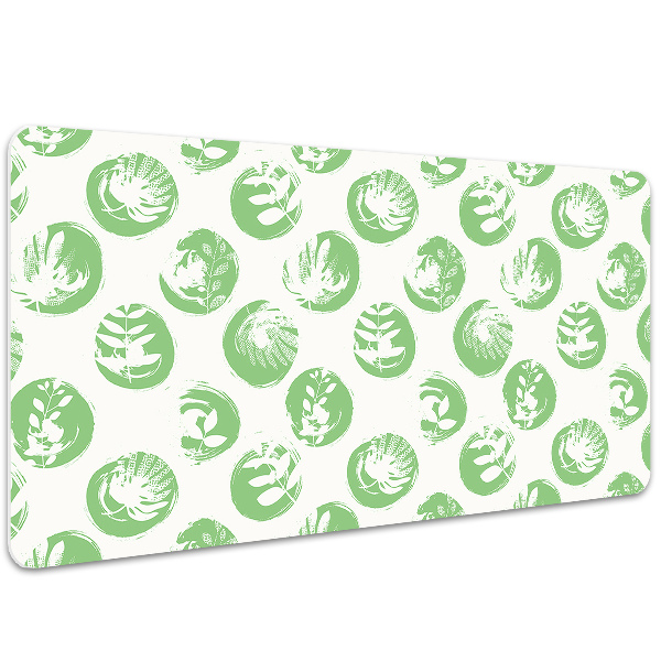 Desk mat Plants in dots