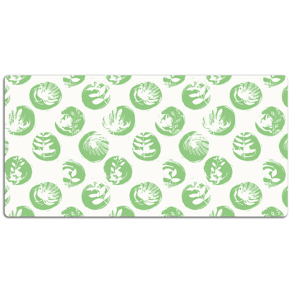 Desk mat Plants in dots