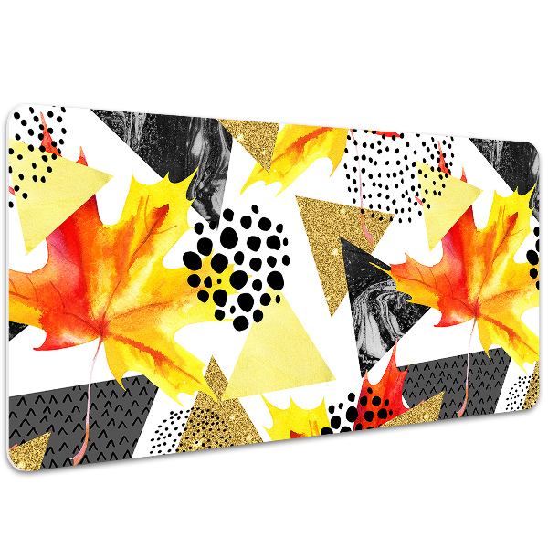 Full desk protector geometrical triangles