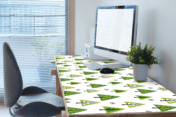 Full desk protector triangular tree
