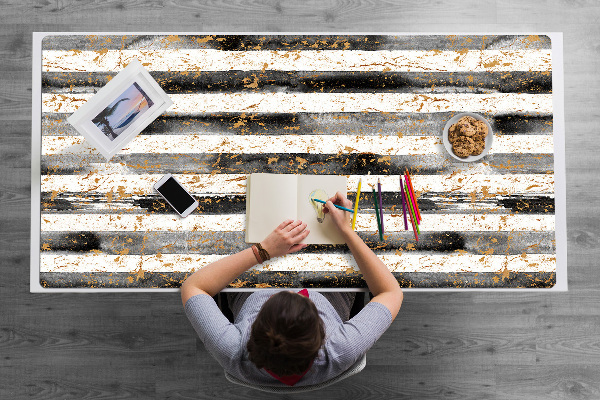 Large desk mat for children lines