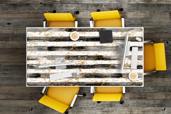 Large desk mat for children lines