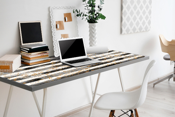 Large desk mat for children lines