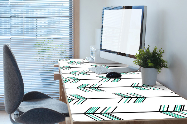 Large desk pad PVC protector arrows pattern