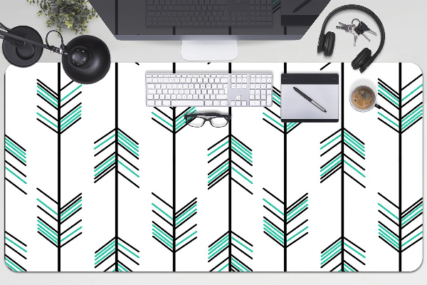 Large desk pad PVC protector arrows pattern