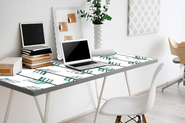 Large desk pad PVC protector arrows pattern
