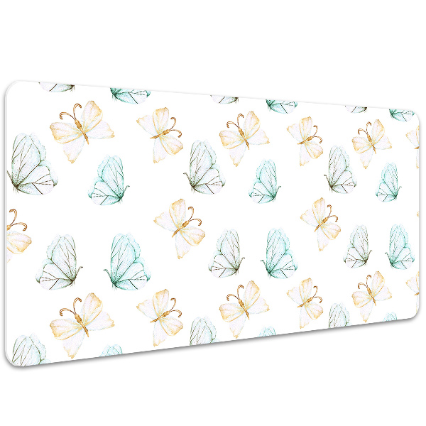 Large desk mat for children Butterflies