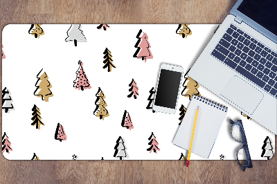 Full desk pad pastel Christmas tree