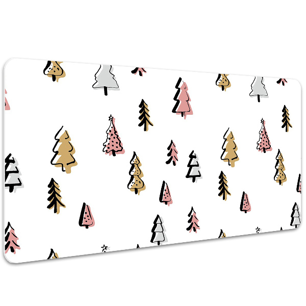 Full desk pad pastel Christmas tree