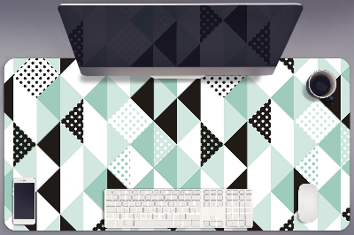 Full desk protector Pattern with triangles