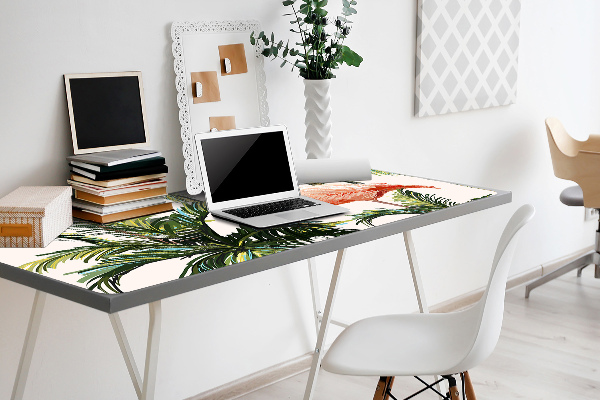 Large desk mat for children Flamingos