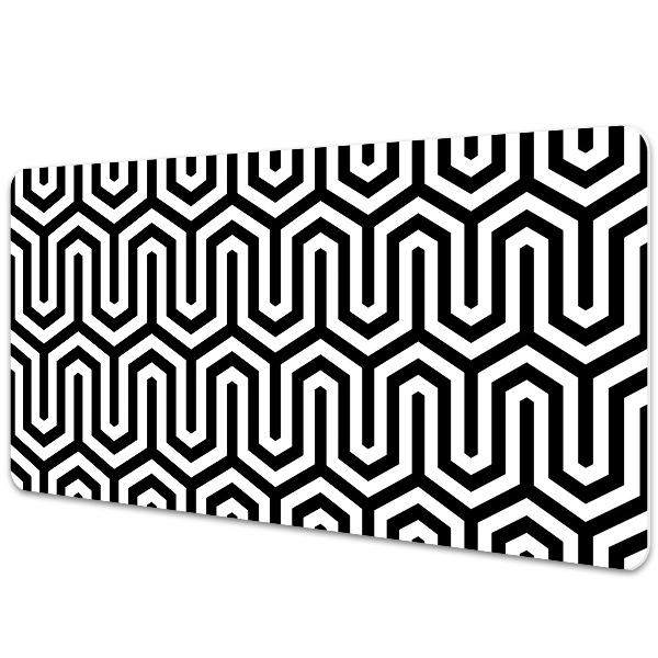 Full desk pad geometric pattern