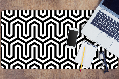 Full desk pad geometric pattern