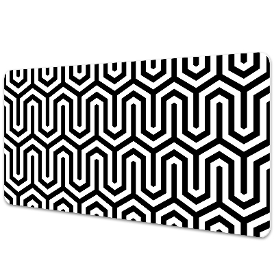 Full desk pad geometric pattern