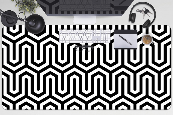 Full desk pad geometric pattern
