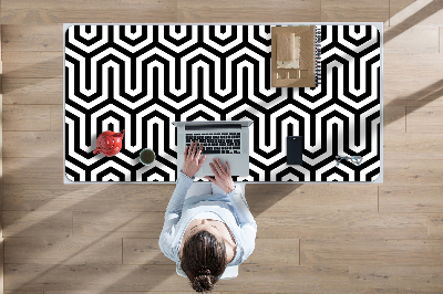 Full desk pad geometric pattern