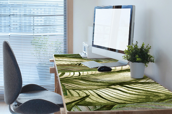 Large desk mat for children monstera