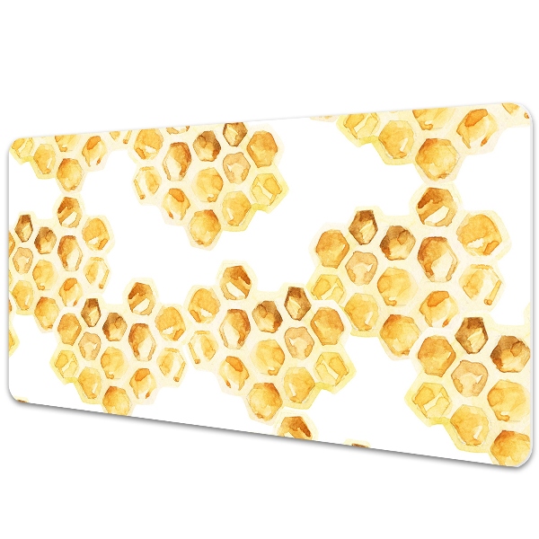 Large desk mat table protector Honeycombs