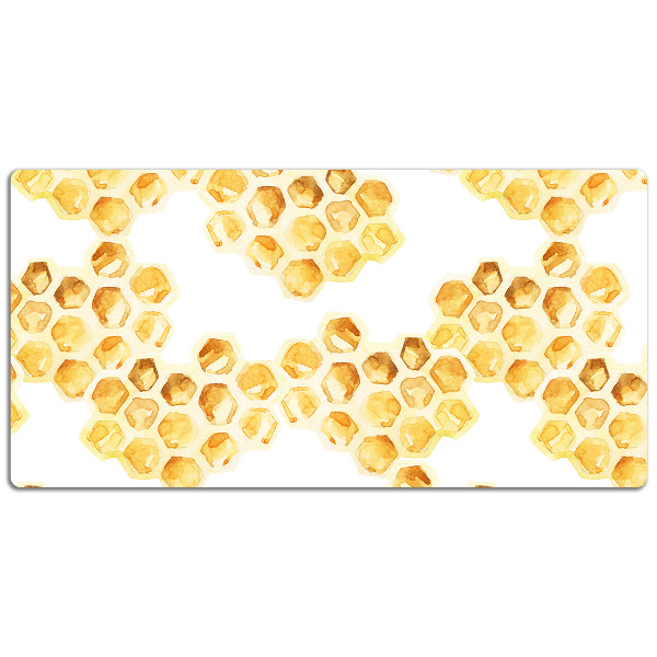 Large desk mat table protector Honeycombs