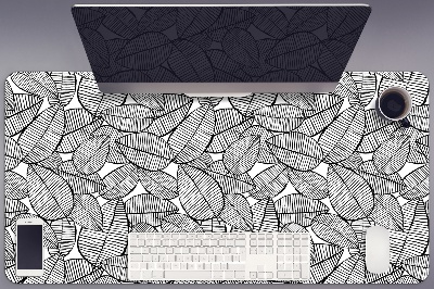 Desk pad tropical pattern