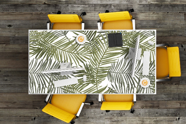 Full desk pad exotic leaves