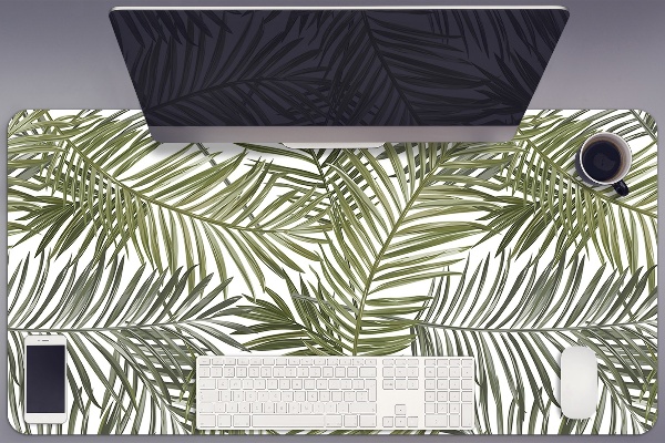 Full desk pad exotic leaves