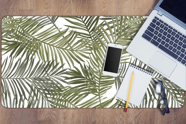 Full desk pad exotic leaves