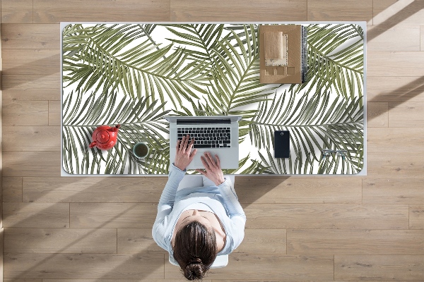 Full desk pad exotic leaves