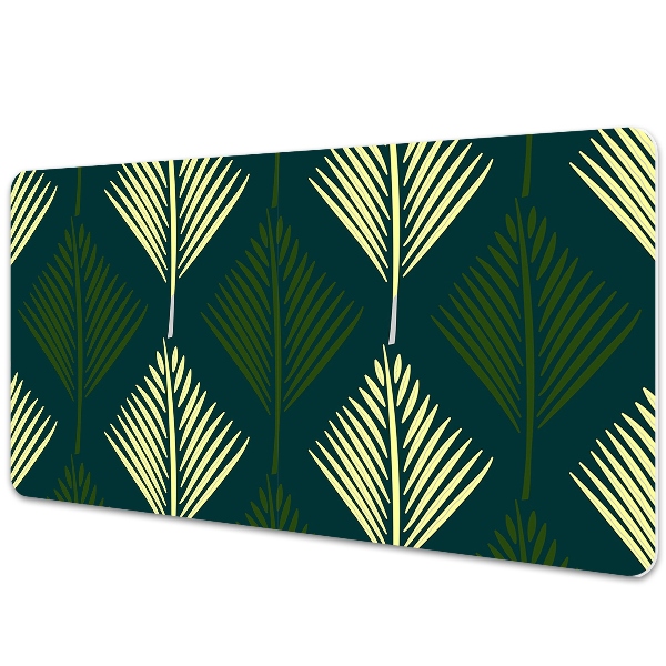 Large desk pad PVC protector palm leaf