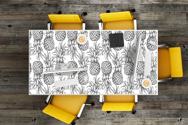 Large desk mat for children pineapples