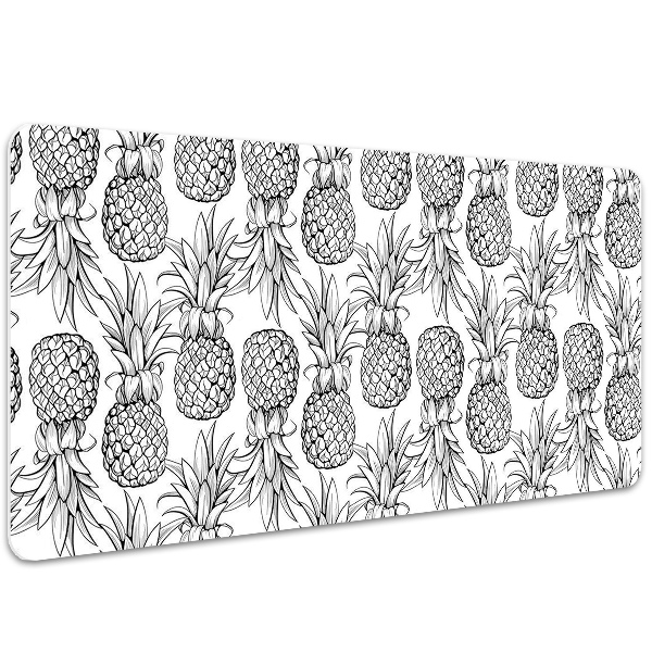 Large desk mat for children pineapples