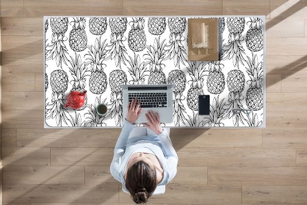 Large desk mat for children pineapples