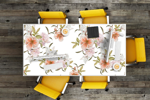 Desk pad Spring flowers