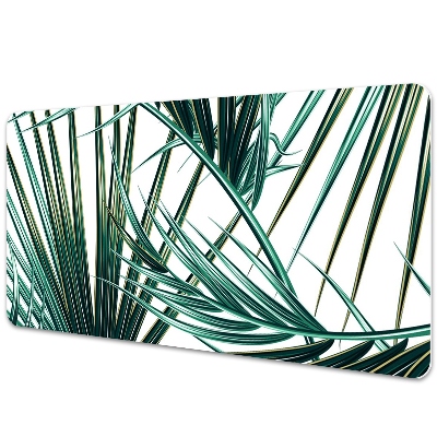 Large desk pad PVC protector palm leaf
