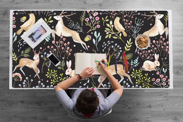 Desk pad Forest animals