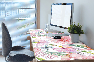 Full desk mat Peonies flowers