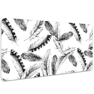Large desk mat for children Feathers