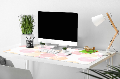 Full desk protector pastel dots