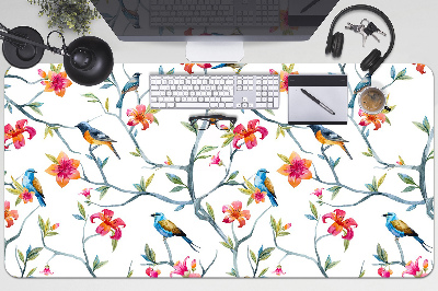 Desk mat Birds on branches