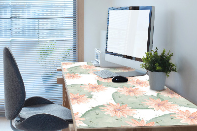 Large desk mat table protector Mexico cactus