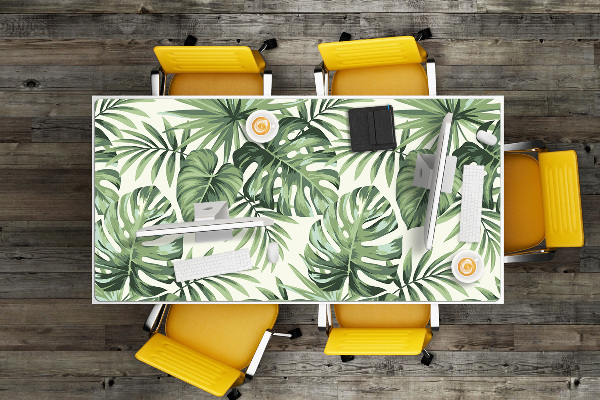 Desk pad tropical pattern